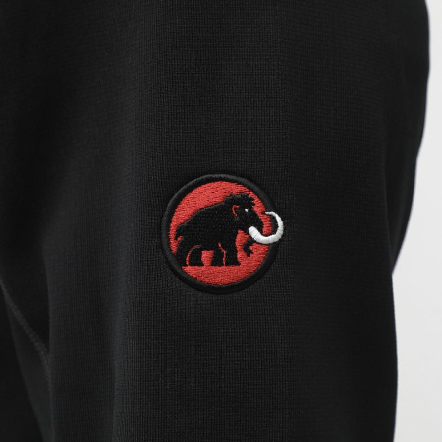 Mammut Aenergy ML Solid Color Half-Zip Long Sleeve T-Shirt Men tops Black 1016-01660
