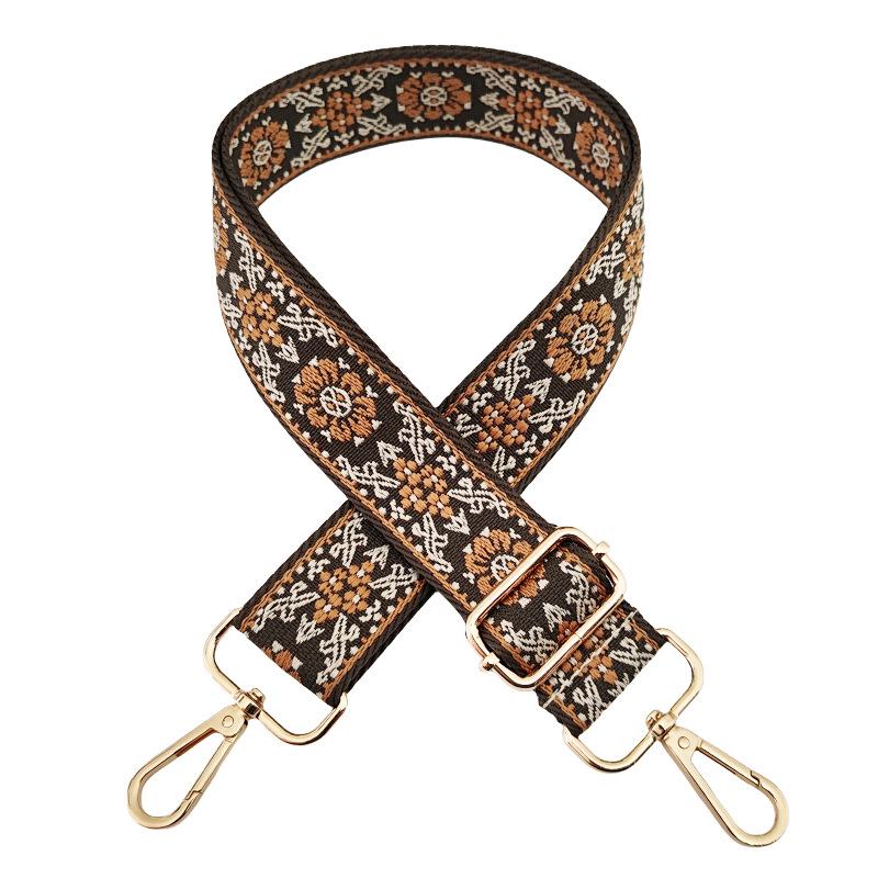 3,8 cm Justerbar Färgrik Jacquard Axelrem för Väskor