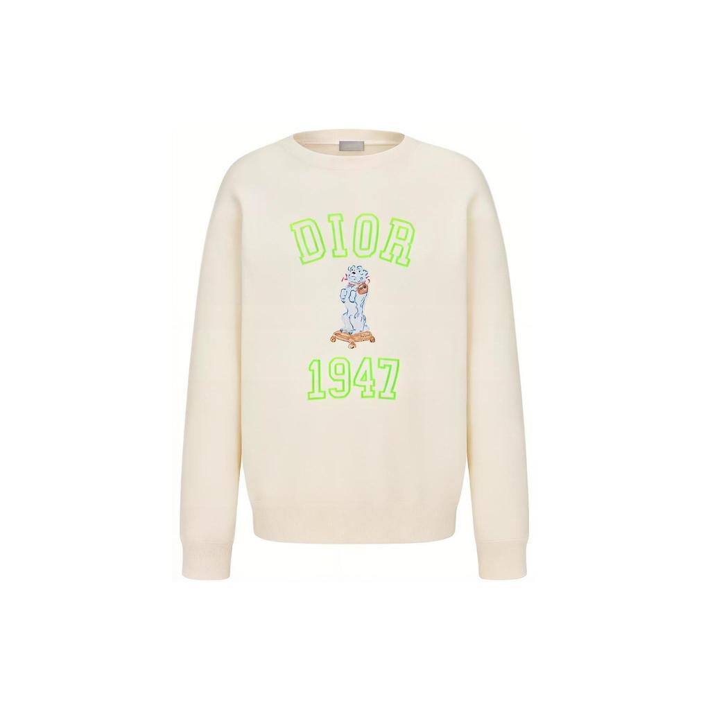 DIOR SS24 Sweatshirt Men's Ecru 483J634B0912-C186