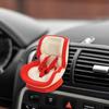 Doll Car Booster Seat with Vent Clip - Magnetic Display Stand for Mini Figures, Commute Travel Decor for Women Drivers