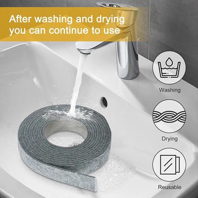 4M Self-Adhesive Sealing Strip Door Windows Absorb Water Felt Soundproof Sliding DIY Cuttable Furniture Leg Pad Anti-slip Mats