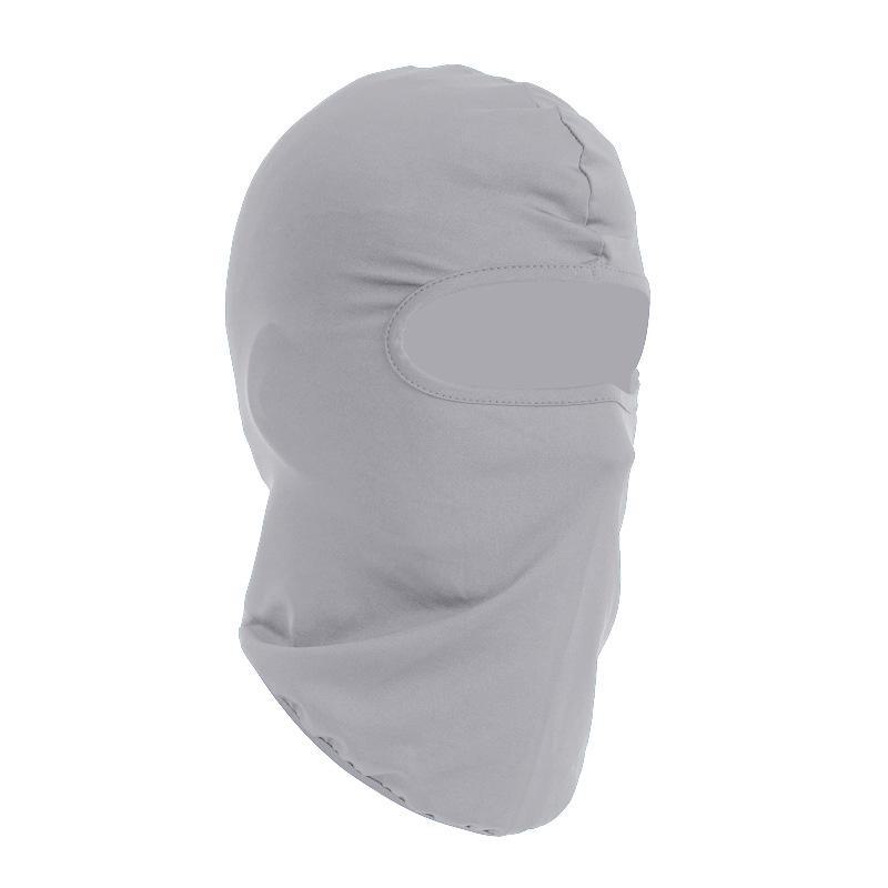 Masque de Cyclisme en Soie Glacée à Séchage Rapide: Protection Solaire & Couvre-tête Coupe-vent Respirant pour Sports de Plein Air & Moto