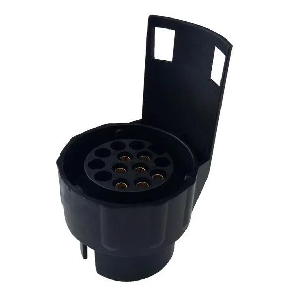 

12V European 7 Pin Trailer Plug Socket Tester Durable Truck Wiring Circuit Light Test Tool RV Car Trailer Socket Circuit Testing 7 To 13 Pin Adapter