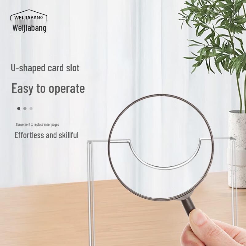 Transparent Acrylic Card Display Slot