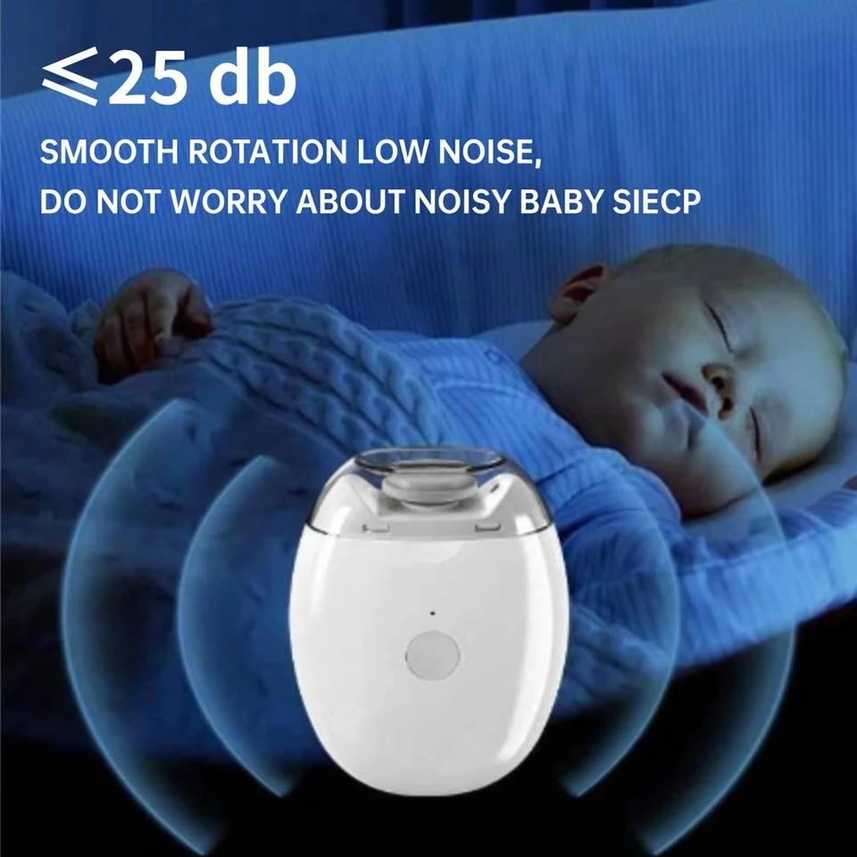 Elektrické nůžky na nehty Řezačka Automatická bruska na nehty Zastřihovač S LED světlem USB dobíjení Pro miminko Dospělého Mini manikúrní nástroje Péče o nehty