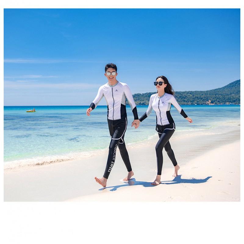 UV Protection Long Sleeve Rash Guard Set Couples Family Surfing Swimming Diving