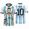 Messi Nummer 10 voetbalshirt fan herdenkingscadeau Zomer Sport Heren T-shirt