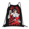 Custom Saint Seiyas Drawstring Backpack Sports Gym Bag for Women Men Anime Training Sackpack