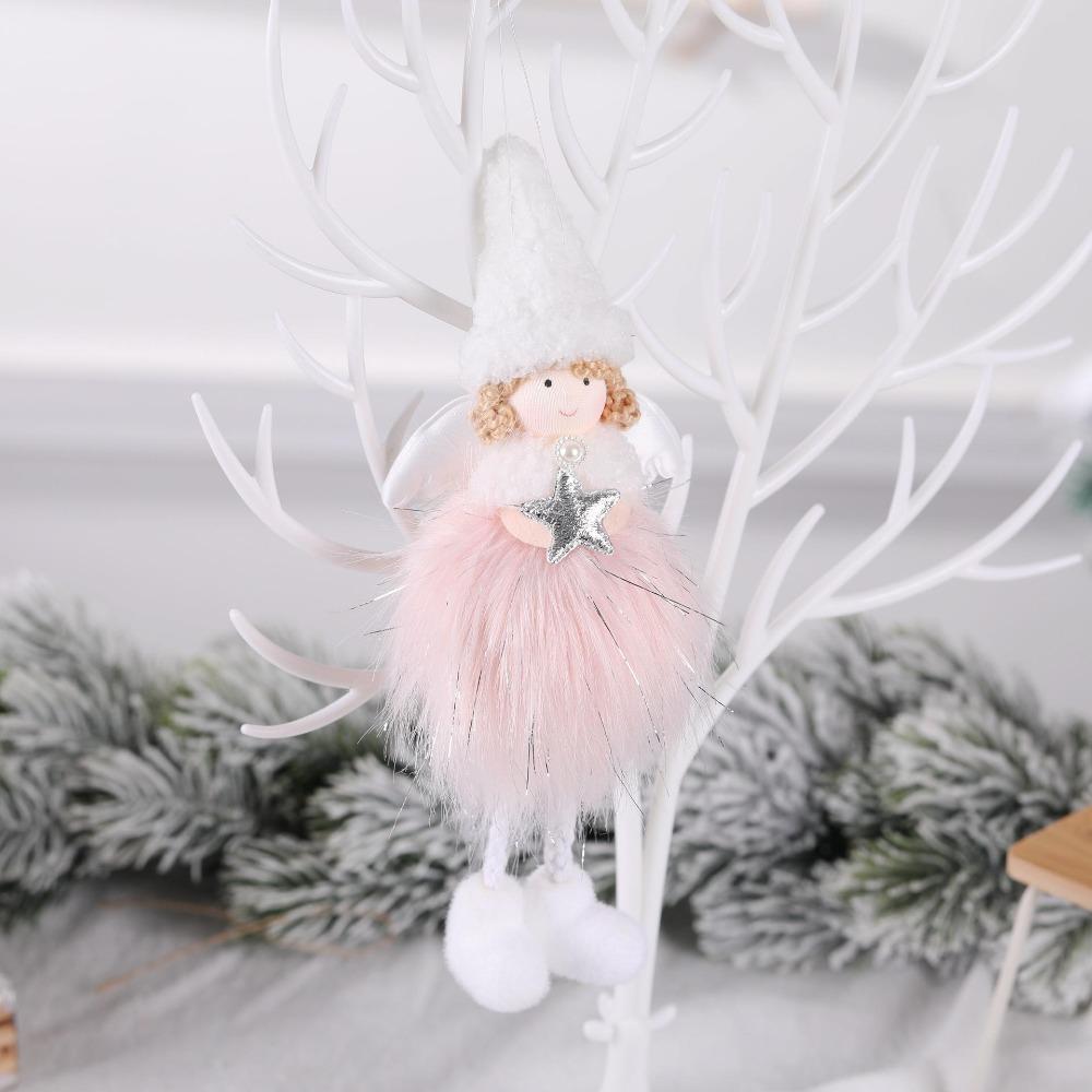 New Christmas Supplies Christmas Feather Angel Christmas Tree Decoration Pendant Small Pendant Christmas