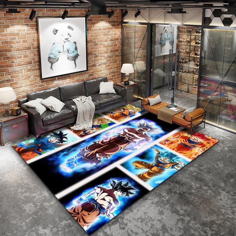 Dragon Ball Z Carpet Rug For Living Room Bedroom Home Sofa Decoration Kids Play Nonslip Floor Mat