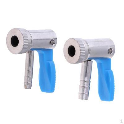 2pcs Tire Tyre Air Pump Inflator Multiuse Connector Head Pump Adapter Valve