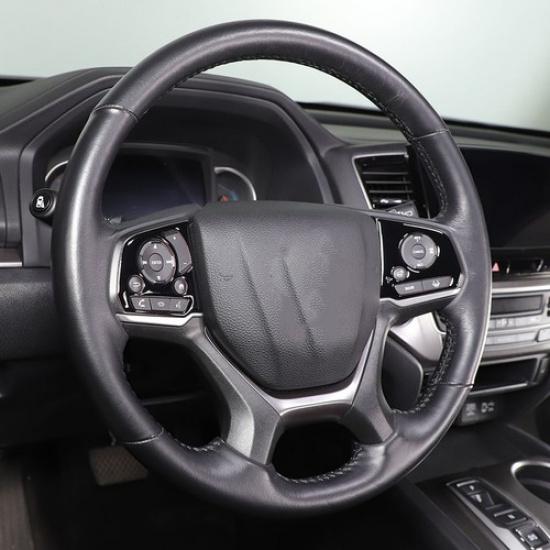 Glossy Piano Black Steering Wheel Button Cover Trim For Honda Pilot -22