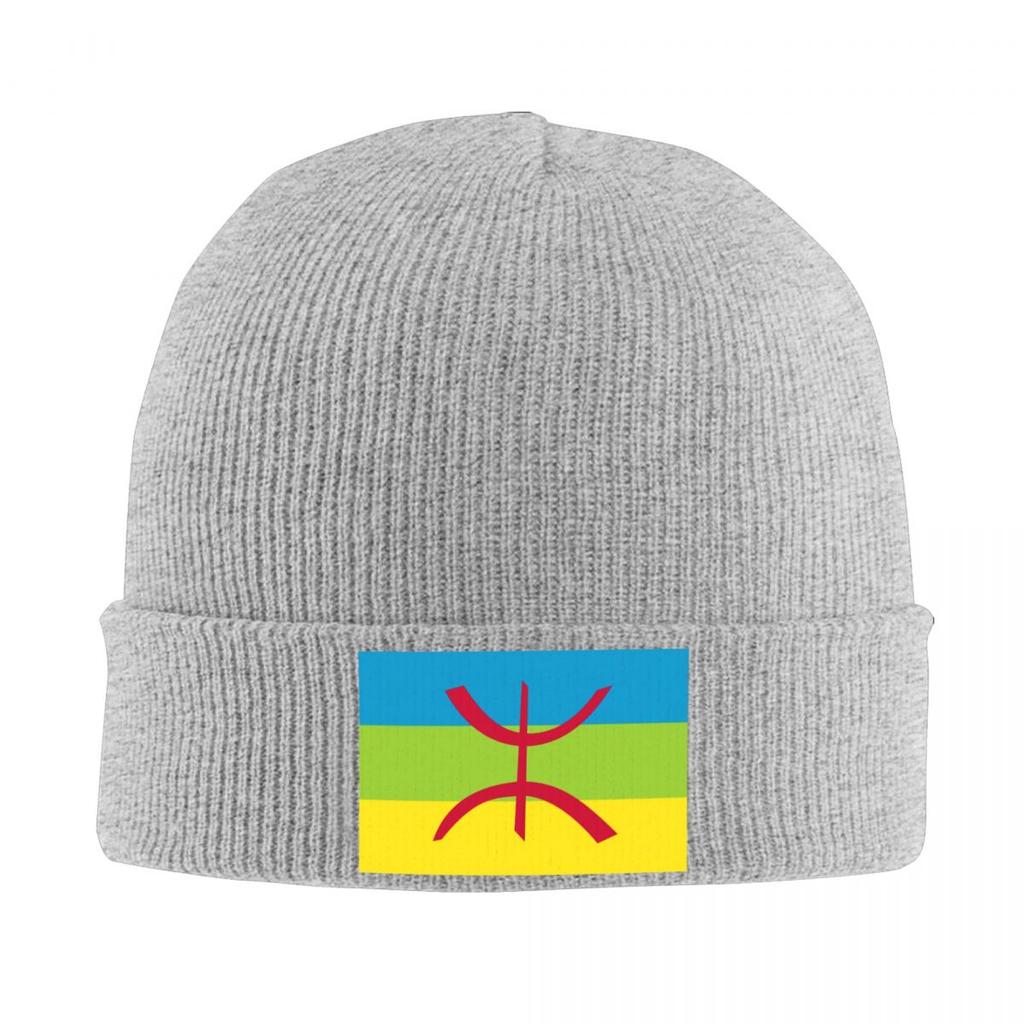 Berber Kabyle Berbers Amazigh Flag Hat Autumn Winter Beanie New Cap Men Women Bonnet