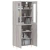 Buffet Cinza Sonoma 69,5 x 34 x 180 cm Aglomerado