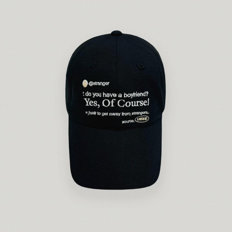 

UBEIGE Black Yes Of Course Cap FREE