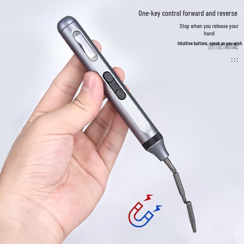 Rechargeable Electric Precision Screwdriver: 50-in-1, Silent, Long Battery Life, Portable Tool