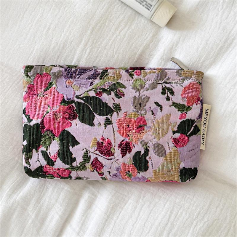 "Compact Fresh Cosmetic & Skincare Travel Bag - Portable Handheld Storage for Toiletries & Underwear"