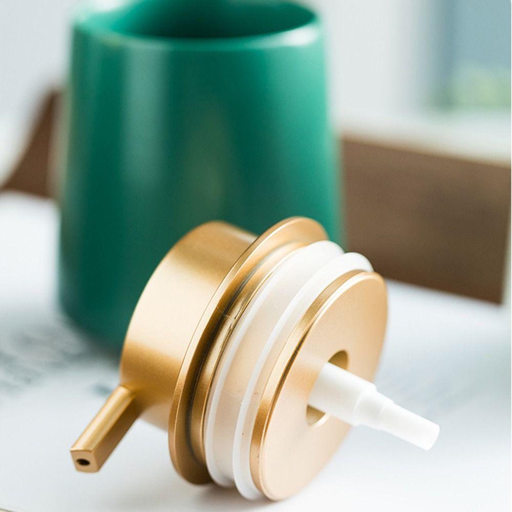 Easy To Press Lotion Soap Bottle Ceramic Gel Hand Sanitizer Bottle Soap Pump Dispensers  Kitchen
