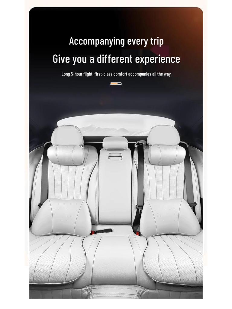 Geely Galaxy E5 All-Season Car Headrest & Lumbar Support Cushion Set