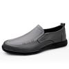 Men's Business Leather Loafers – Formal and Casual Cowhide Shoes for Spring and Autumn, Large Size Driving Loafers.