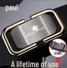 Men's Lightweight Alloy Automatic Buckle Belt - Simple Style for Business and Casual Wear