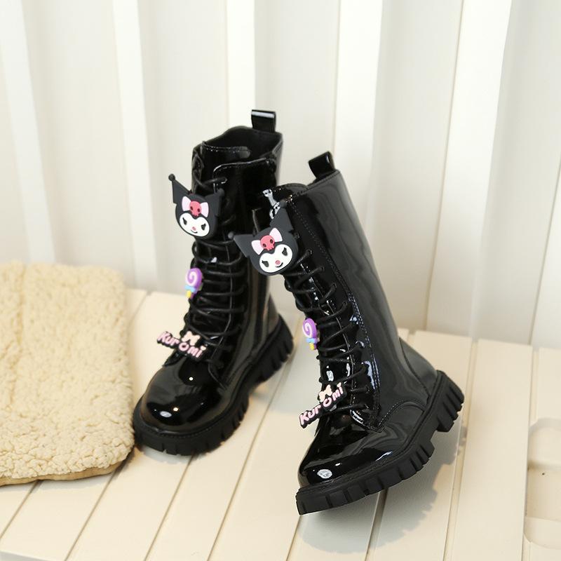 Anti-slip Shoes - New Style Girls' Children's Boots - High-top Boots
