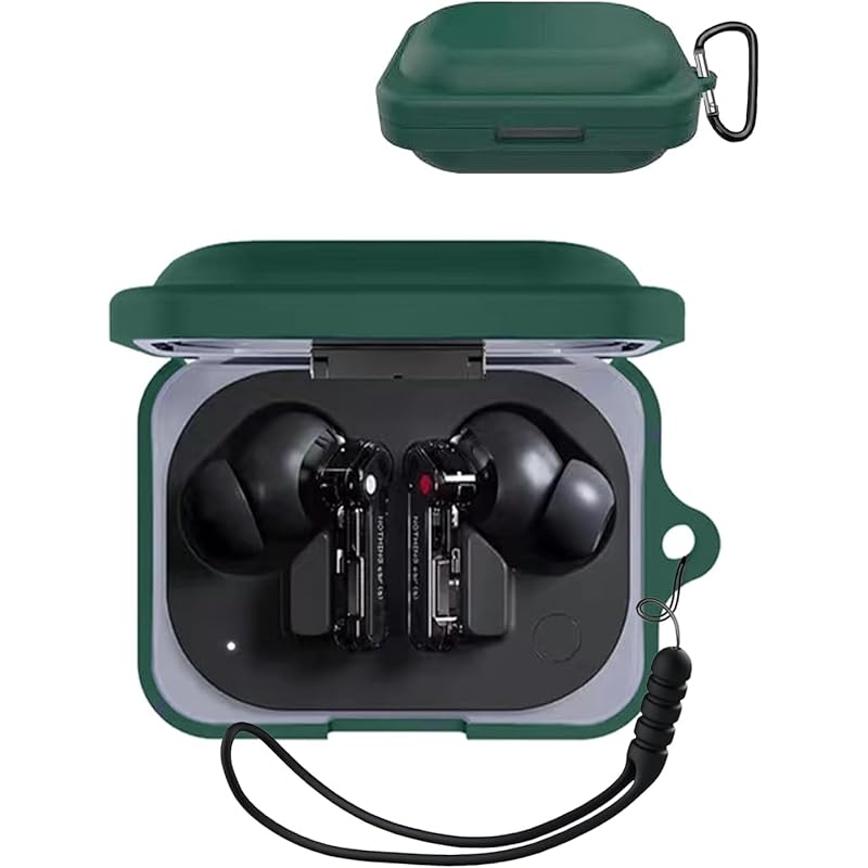 

BOOLINN Nothing Ear a Case compatible nothing ear liquid silicone nothing year case Scratch prevention Shockproof Can be charged while wearing