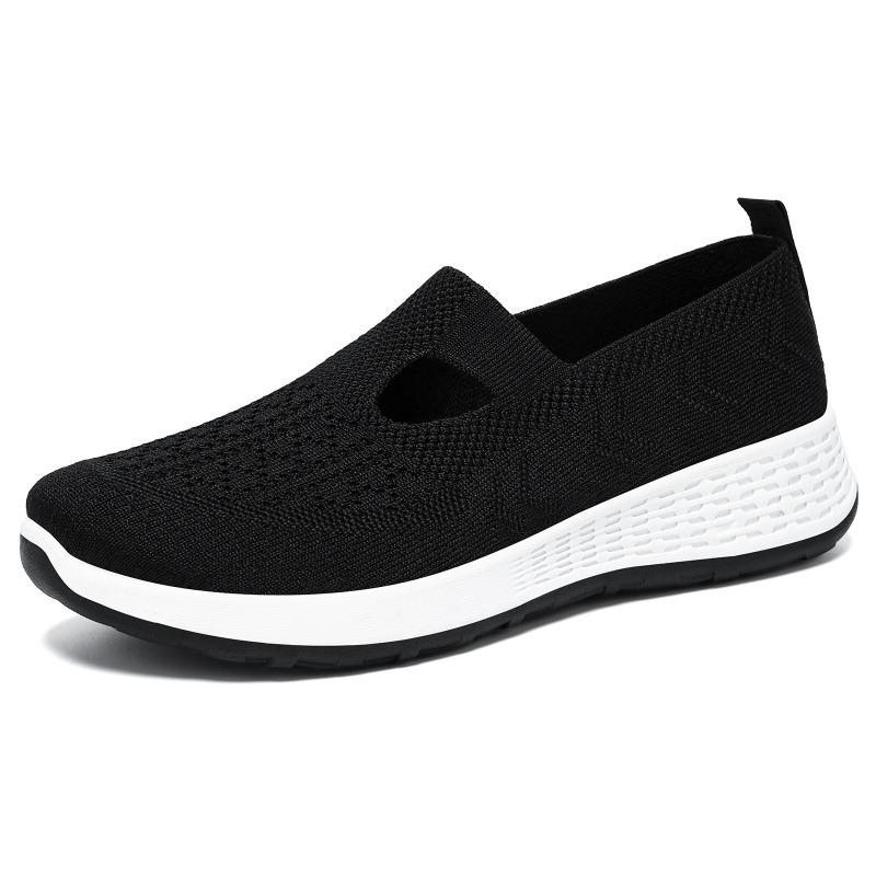 Shoes Women's TEMU Casual Shoes Spring Light and Comfortable Women's Shoes Breathable Fly-woven Single Shoes Shallow Mouth Versatile Mesh Shoes