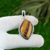 925 Sterling Silver Red Snakeskin Jasper Stone Unique Birthday New Bezel Pendant