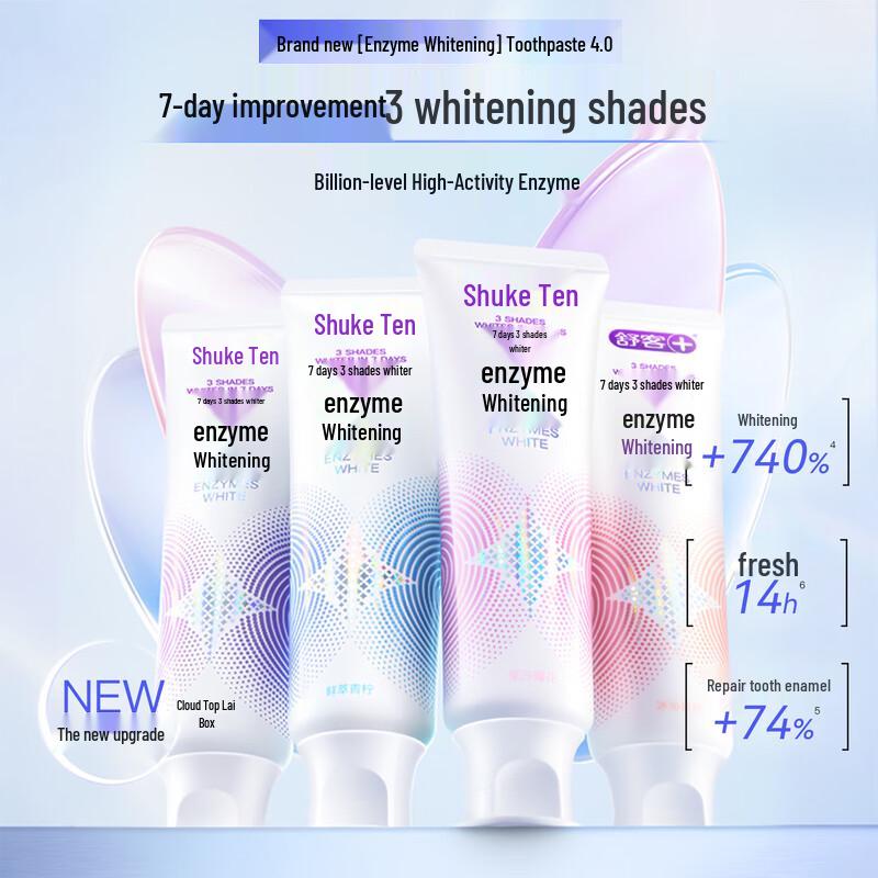 Saky Natural Enzyme Whitening & Fresh Breath Toothpaste