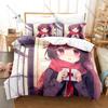 Cool Icon Teru Momijiyama Graphic SHY Anime Bedroom Decor Bedding Duvet Cover + 2 Pillowcases Shonen Anime Fan Room Decor