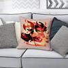 RRun Kingdom Burning Spice CCookie Pillow Cases for Bedroom Living Room Sofa Home Decor Polyester Cushion Cover with Zipper