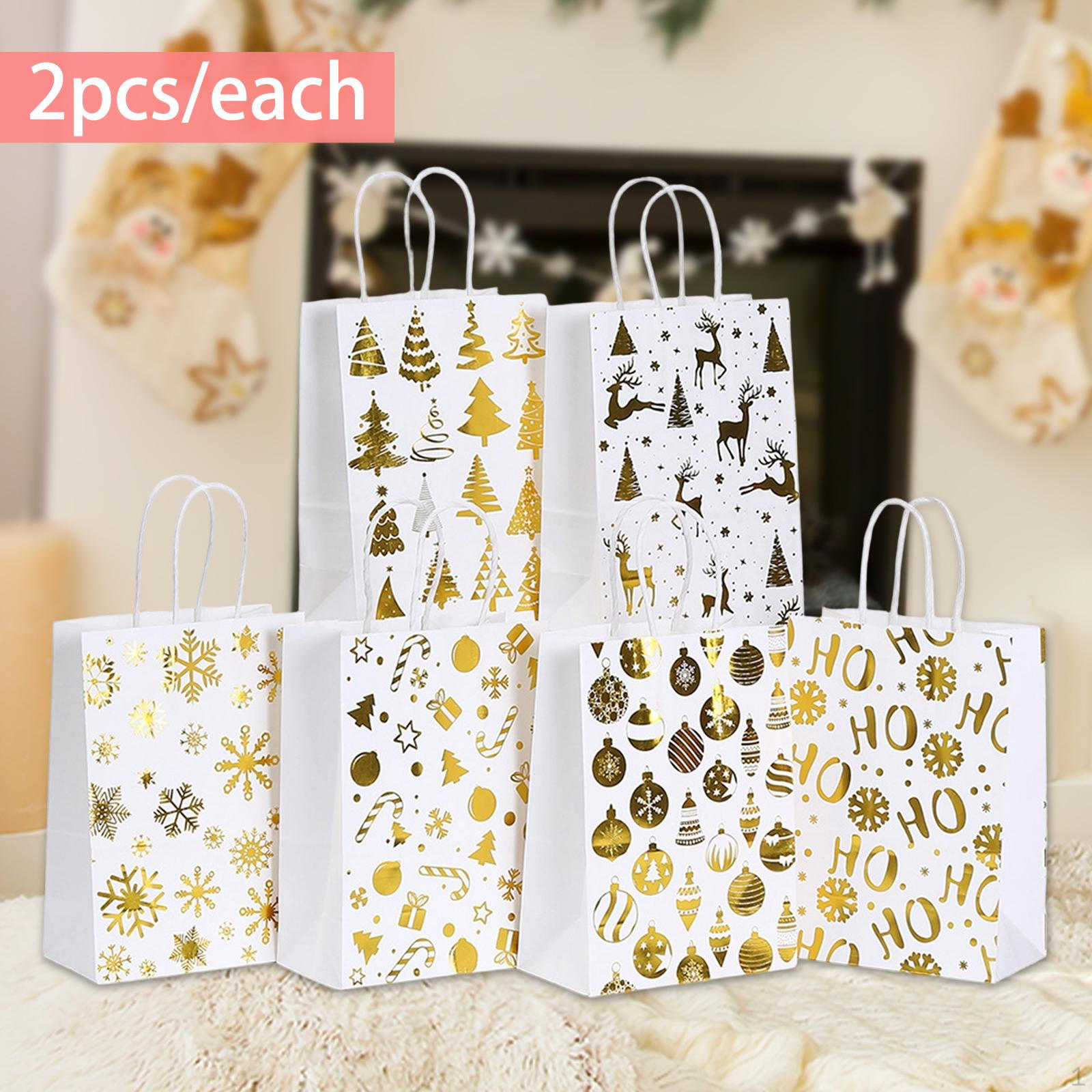 

12 штук Подарочные пакеты Органайзер для хранения Белый Золотой Фестивальная Сумка Вечеринка для Празднований