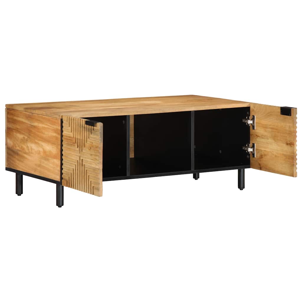Coffee Table Brown 100x54x40 cm Solid Mango Wood
