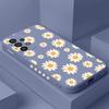 Corrugated Daisy Case For Samsung Galaxy A73 A53 A33 A23 A13  A72 A52 A52S A32 A22 A12  A71 A51 A31 A21S 4G 5G Cover