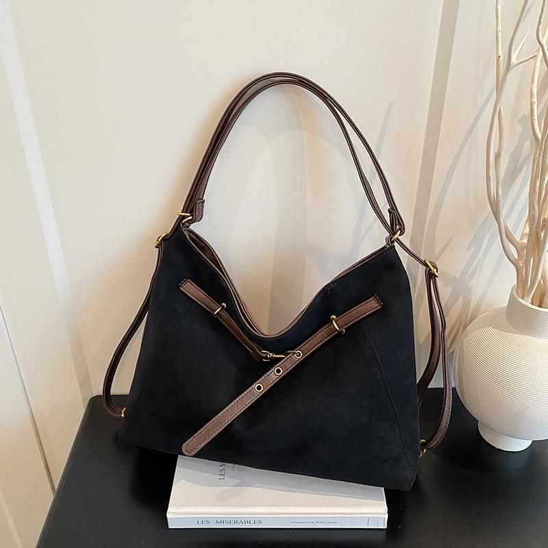 2025 New Suede Tote Bag for Women, Large Capacity Fashion Shoulder Bag, Versatile Casual & Work Bag