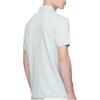 Moncler Solid Color Fitted Short Sleeve Polo Shirt Men tops Blue J10918A0000989A1670C