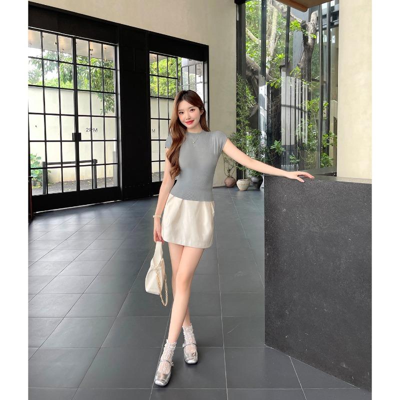 Genuine Leather Silver Light Mouth with Flat Bottom Inner Height Increase Mary Jane Single Shoes Women's Small Leather Shoes