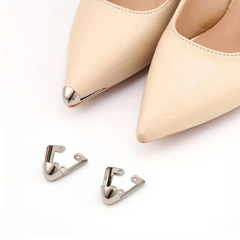 2PCS Pointed Toe Shoe Anti-kick Shoe Toe Protection Cover High Heels Repair Accessories Wear-resistant Toe Shoe Toe Protection High Heels