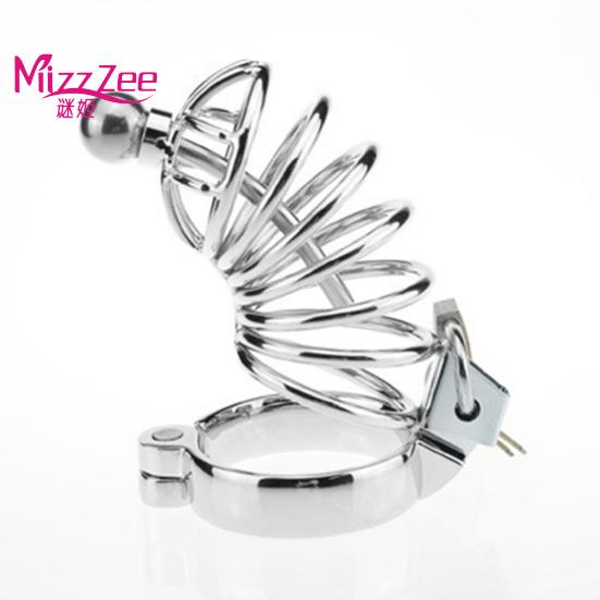 Metal Penis Massager Cock Ring Toys Sexualeed Chastity Lock Cage Body