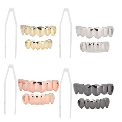 Parlak Dişler Hip Hop Prop Diş Aksesuar Dekorasyon Cadılar Bayramı Partisi Hediyesi için