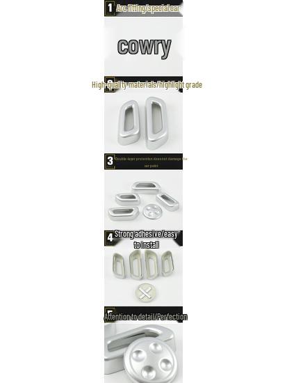 GM8 Seat Adjustment Switch Panel Decoration for 17 Models