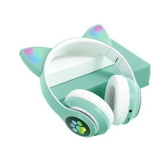 Cute Luminous Cat Ear Bluetooth Wireless Headphones 