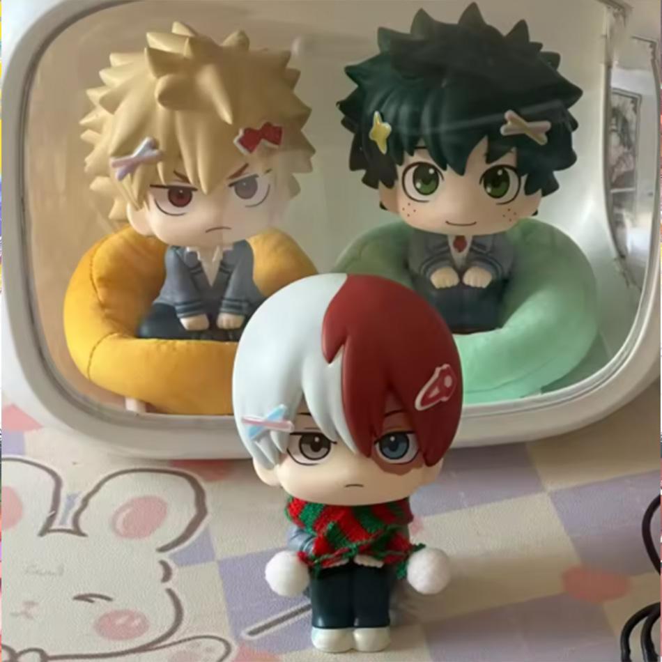 Anime MHA Himiko Toga Q Edition Action Figure - Cute Collectible Doll Hero Toy Gift Look Up Model