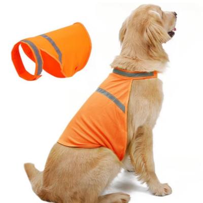 Reflective Dog Safety Vest Adjustable Pet Fluorescent Clothes  for Walking Night