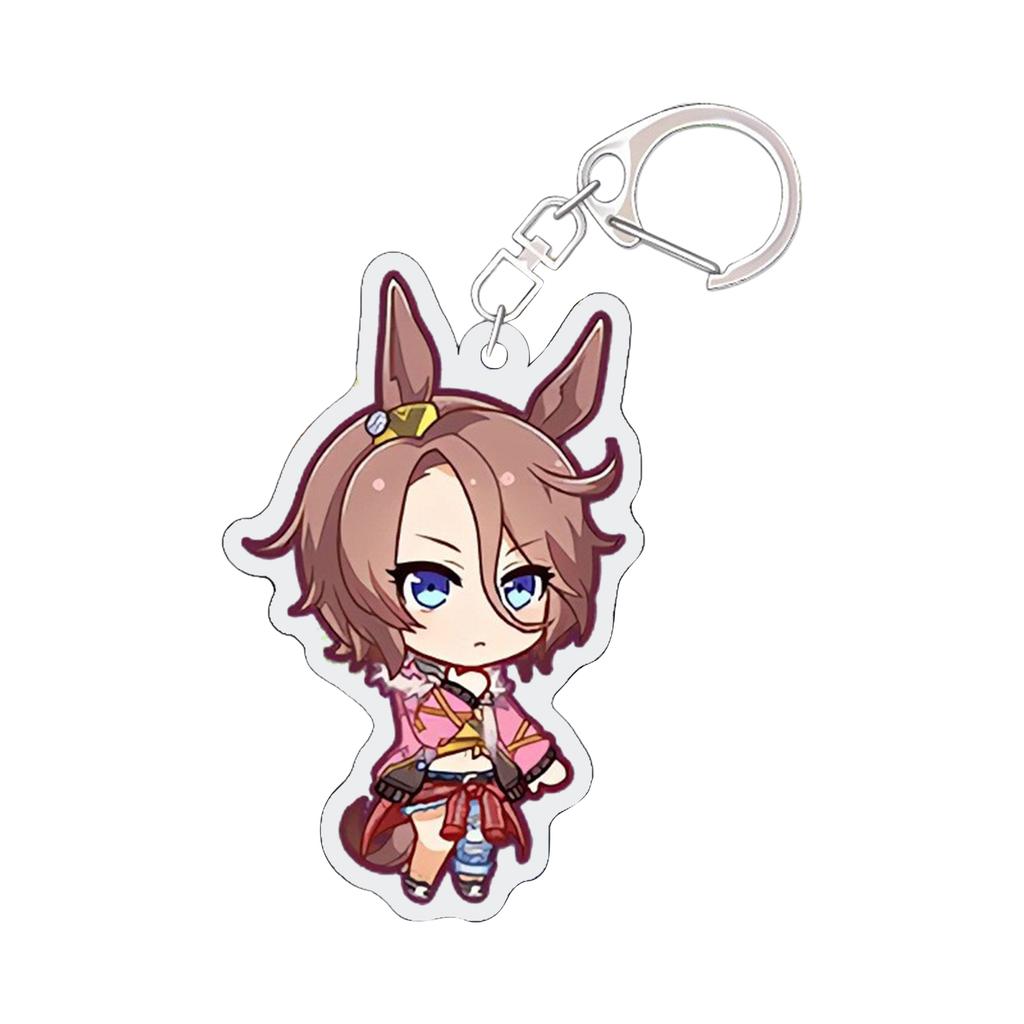 Acrylic Keychain Pendant Student School Bag Cute Decoration Small Gift