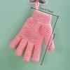 Rubbing Gloves, Five-finger Double-sided Household Scrub Bath Gloves Powerful Mud Rubbing and Decontamination Exfoliating Gloves