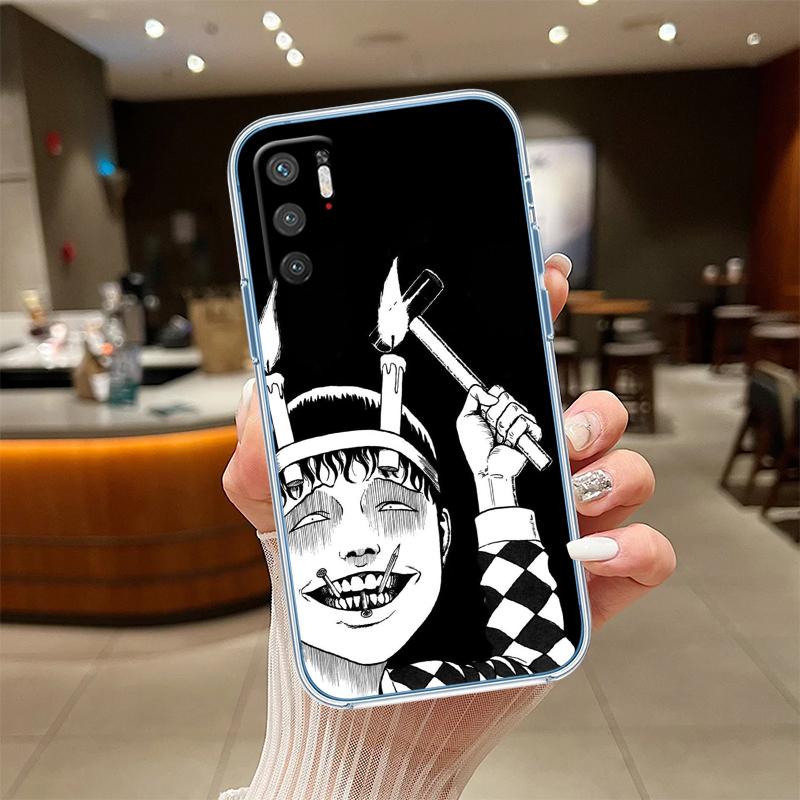 Junji Ito Tomie Transparent Phone Case for Motorola Moto Edge 20 30 40 50 S30 Fusion Ultra Pro Neo Lite + G200 G23