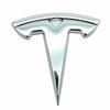 BFNWZ1 For Tesla Model 3 ModelS X ModelY 5.5x5.5cm Car Steering Wheel Overlay Sticker Metal Interior Refitting Decals Accessories