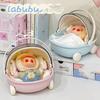 Doll Storage Box, Dust-proof Cotton Doll Transparent Cradle, Household Storage Tool Box, Handheld Display Cabinet